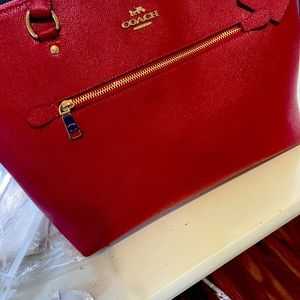 Coach Tote Large Red